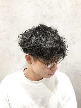 ヘアガーデン オフ(hair garden off) 縦落ち波巻きパーマ