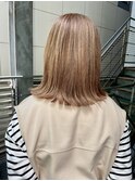 「脱白髪染め」大人ハイライト