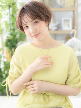 カバーヘア ブリス 川口(COVER HAIR bliss) フレンチカジュアル小顔束感マッシュショートa川口20代30代40代