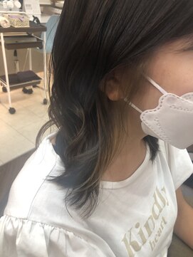 アプシー 三田駅前店(Apsee) インナーカラー×ナチュラルベージュ