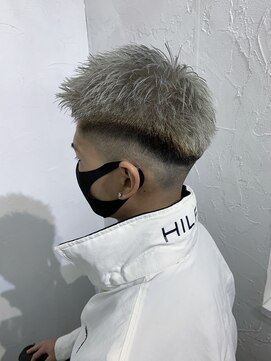 ルートバイドット 町田店(root by dot.) センターパート/ツイストスパイラル/スキンフェード[町田]