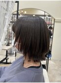 外ハネウルフボブ