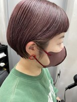 フレーム なんば店(FRAME)&nbsp;▲ショートボブ×ピンクバイオレットカラー▲