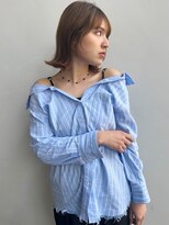 【山田】フェイスレイヤー切りっぱなし外ハネボブ