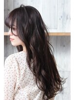 大人かわいい色っぽいくびれヘア韓国女優美髪レイヤーカット