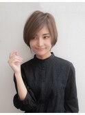 ひし形ショート/20代/30代/40代/大人美人ショート/髪質改善