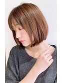 吉祥寺　ボブ　小顔　前下がり　小顔　Lino