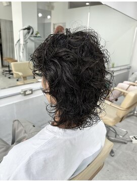 プラグ(Plug) メンズミディアムパーマ