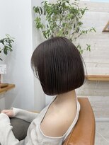 ティエル(TieLu) ボブ×ダークグレージュ×外国人風