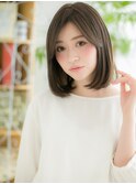 仙台/髪質改善/オリーブベージュ☆うるツヤストレートロブヘアa