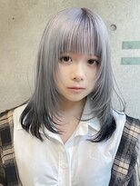 キャロルガーデンズ ボコカ 表参道(Carroll Gardens bococa)&nbsp;ホワイトグレー　くすみカラー　透明感カラー