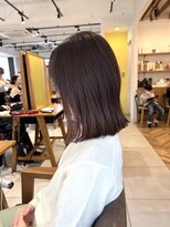 小森谷,黒髪,ボブルフ,ネビージュ,小顔,ワンレンj99