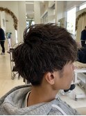 縦マッシュ×ツイストスパイラルパーマ
