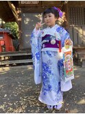 七五三 着付け ヘアセット メイク 着物レンタル