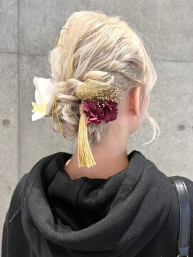 ケーツー あべのキューズモ－ル店(K-two) ヘアセット*ヘアアレンジ*ハイトーンカラー*成人式*結婚式