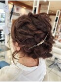 ヘアセット/お呼ばれヘア/ヘアアレンジ/20代30代40代