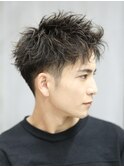 ツイストアップバングショート