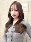 ワイドバングイメチェン美髪外ハネボブ+レイヤーカット韓国/立川