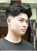 Low Fade×Perm Style