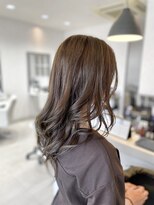 ヴィフ ヘアアンドデザイン(Vif hair&design)&nbsp;アッシュグレージュ×韓国風ロングレイヤー