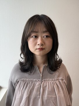 サラ ビューティー サイト 古賀店(SARA Beauty Sight) くびれヘア/レイヤーカット/グレージュ/大人かわいい/20代30代