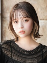 カライング(ing) 大人可愛い20代30代40代黒髪前下がりショートボブ丸みショート◎