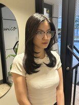 ユニコ(unico)&nbsp;暗めカラー/ブルーブラック