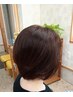 カット＋白髪染め【落ち着いた色合い】