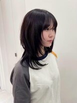 ロミー 本厚木(ROMMY.)&nbsp;20代～50代☆ミディアムレイヤーカット髪質改善シャギー前髪