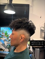 ルーエ(Ruhe) スキンフェードスペインカール