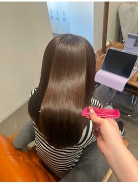 【髪質改善カラー】オリーブグレージュ