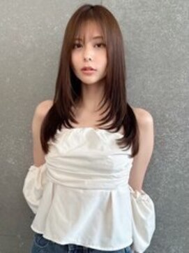 ハローバイシー 仙台(Hello by Sea) 大人ガーリー×ダークアッシュ【似合わせカット/ミディアム】