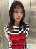 loca オン眉×レイヤー×brown