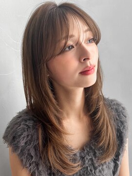 アグノス 青山(Agnos) サイドバング艶感くびれヘア前髪結べるボブ大人可愛いモテ髪