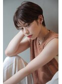 ウォームベージュ＊ハンサム大人ショート