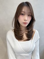 TLUUS 梅田茶屋町店【トゥルーズ】前髪&韓国レイヤー&ボブ&髪質改善【4/4~(予定)】 【TLUUSイメチェン前髪ピンクベージュクールショート】
