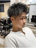 MEN’S/ニュアンスパーマ/ニュアンスウルフ/スパイキーショート