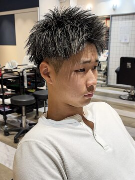 ルースト 京都河原町店(ROOST) MEN’S/ニュアンスパーマ/ニュアンスウルフ/スパイキーショート