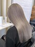 ケアブリーチ2回+カットカラー+フル補強TR付き【ムラ・黒染め履歴の方も!】