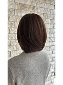 オリーブグレー、動きがでるレイヤースタイル【千葉】