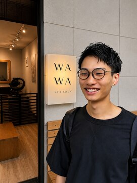 ワワ ヘアサロン 高円寺店(WAWA HAIR SALON) 爽やかアップバングショート