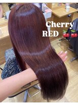 アロマ ヘアー ルーム 新宿3号店(AROMA hair room) チェリーレッド/レッドカラー/ワインレッド/艶カラー