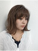ボブ×外ハネ