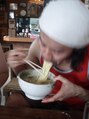 ポンヘアー(PON hair) 竹富島にて、写真がブレる程の美味しさ！…お腹へってました…。