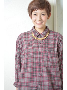 そう 札幌 スモキーピンク×ショート