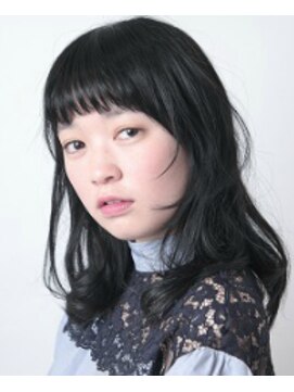 ヘアーメイク サンクエスト みずほ台店(HAIR MAKE sunquest) ダークトーン×ニュアンスセミロング