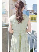 サイ(sai)&nbsp;【sai】マロンベージュポニーテール