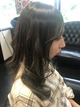アイリーヘアーサロン(IRie) オリーブベージュ＆ロングMIX巻きスタイル♪