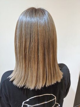 オースティン 流山おおたかの森(AUSTIN) 大人かわいい前髪セシルカットココアブラウンフリンジウェーブ