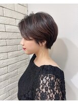 メモリーズ 銀座(Memories)&nbsp;ショートボブ/マロンベージュ/Aライン/かきあげ/前髪［銀座駅］